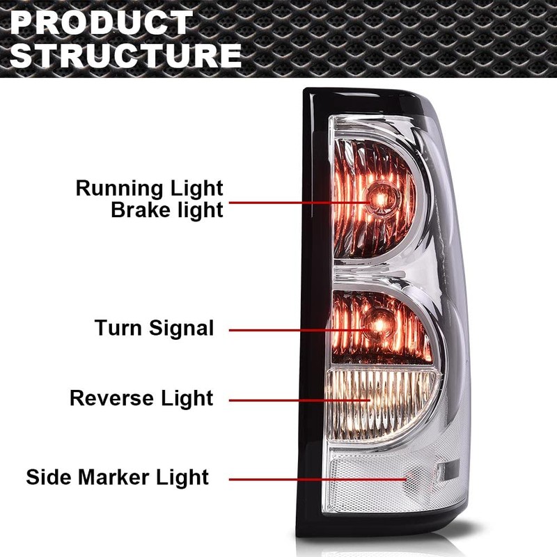 CNNELL Tail Lights Assembly Rear Lights Tail Lamp Compatible with