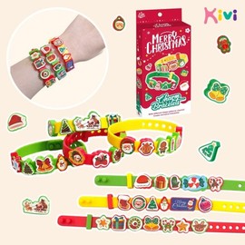 (Kids Vision) DIY Christmas Pendant Bracelet 6p / (키즈비전)DIY 크리스마스 펜던트 팔찌 6p