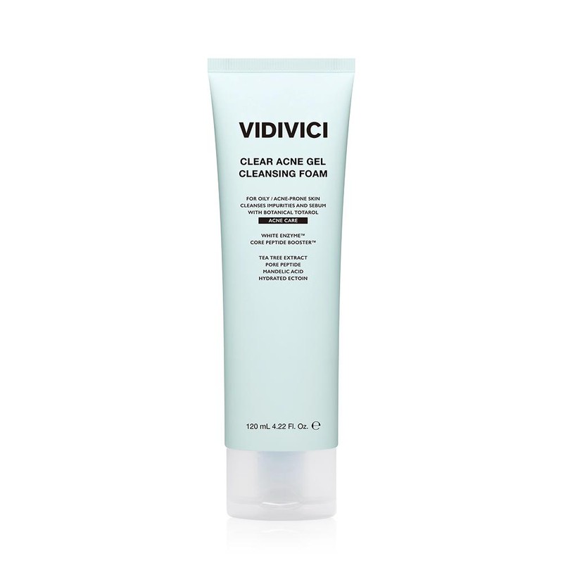 VIDIVICI Clear Acne Gel Cleansing Foam 120ml - VIDIVICI Clear