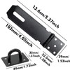 Door Padlock Hasp, 4 Inch Stainless Steel Padlock Hasp and