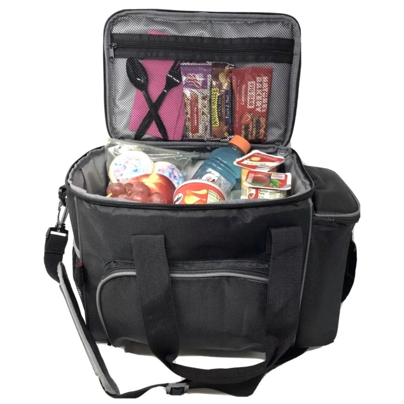 FOXI Large Lunch Cooler Bag Insulated Reusable Lunch Bag For
