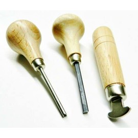 JTS Stone Setting Tools Set of 3 Jewelry Stone Prong Pusher, Bezel Pusher and Roller