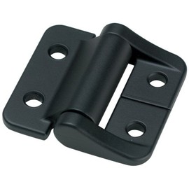 Southco - E6-10-208-50 E6/ST Series Constant Torque Position Control Hinge with Holes, Aluminum Alloy, 1-1/2" Leaf Height, 7.99 in-lbf Symmetric Torque, Black
