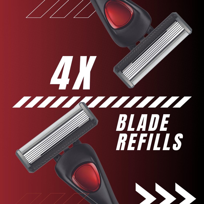 Schick - Schick 6 for Men | Razor Blade Refills