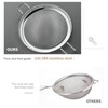 IPOW stainless steel kitchen strainer, premium fine sieve with thickened