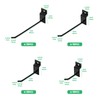 Yauhar 30Pcs 4 Inch White Slatwall Panel Hooks, Heavy Duty