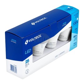 Volteck LED-100FX4 Pack of 4 LED lamps A19 14 W daylight, box