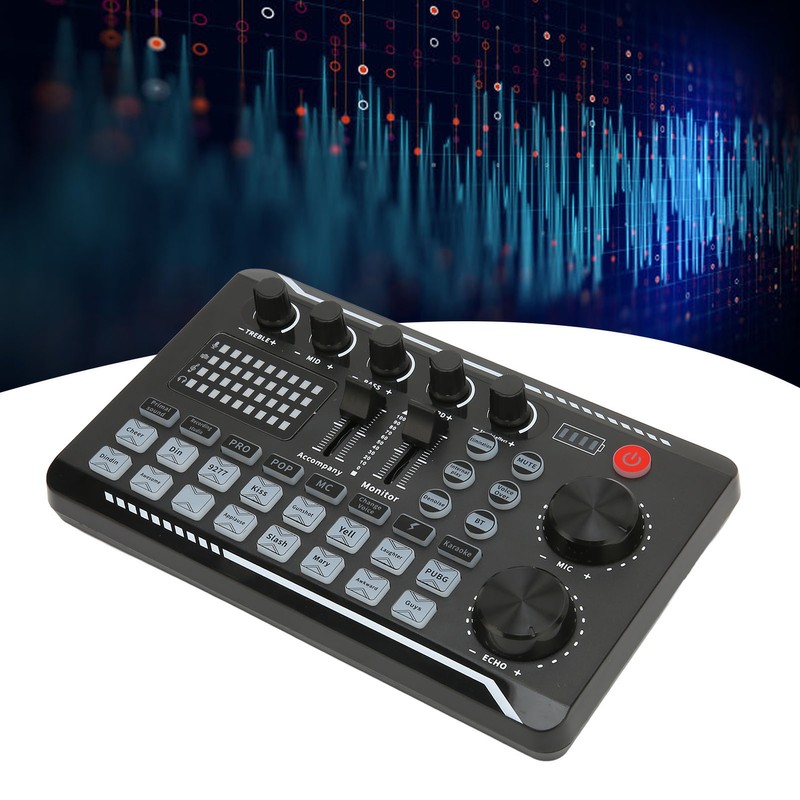 Sound Mixer Multiple Sound Effects Voice Change Live Broadcast Sound
