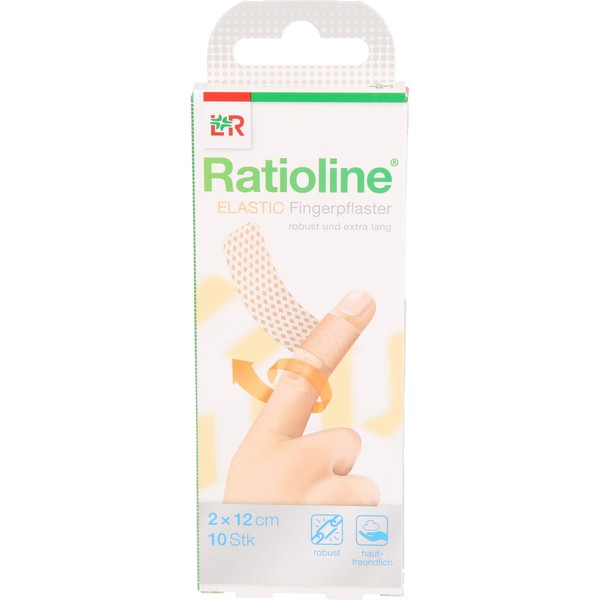 RATIOLINE Elastic Finger Bandage 2 x 12 cm Pack of