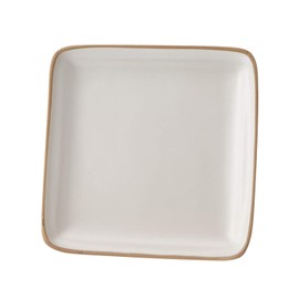 Edgeline Square Plate M, White