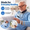 5X Neck-Worn Magnifying Glass for Reading – Adjustable Hands-Free Large