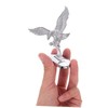 MUCKLILY 3D Metal Front Logo Eagles Car Magnet Hood Ornament