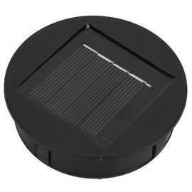 Fafeicy Solar Light Replacement Top, 8cm Diameter, Warm White LED, Built-in 600mAh Battery