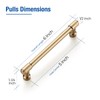 JOY DECOR 10 Pack 5 Inch Champagne Bronze Cabinet Handles