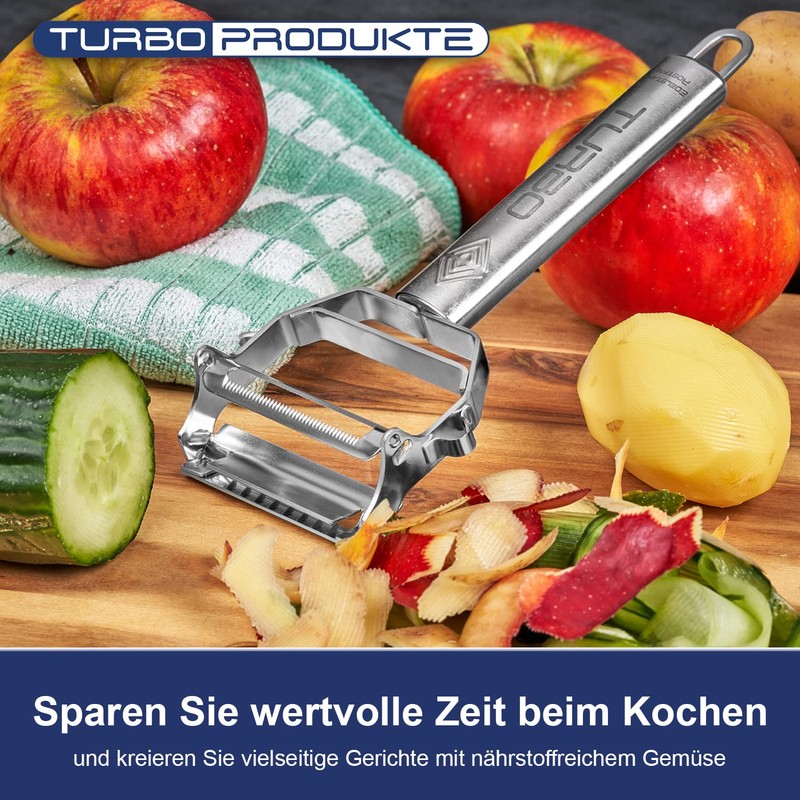 TURBO PRODUKTE BI-TURBO Double Head Peeler - Peeler & Julienne