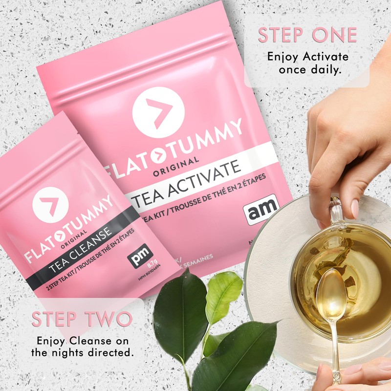 Flat Tummy Tea (4-Week Program) - Detox Tea - Herbal