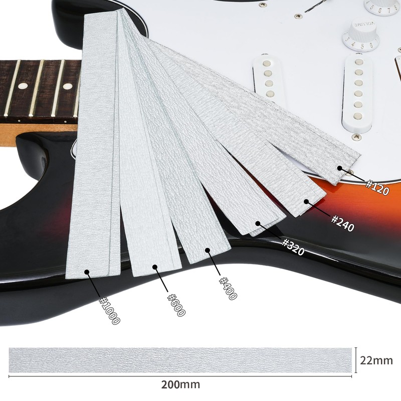 Guitar Luthier Fret Repairing Maintenance Setup Tool Kit with Guitar