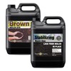 Chocolate Brown Mulch Dye Color Concentrate (1 Quart, Black) and