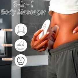 CXGTCI - Máquina de vasos, para masaje de celulitis para espalda, vientre, cintura, brazos, piernas