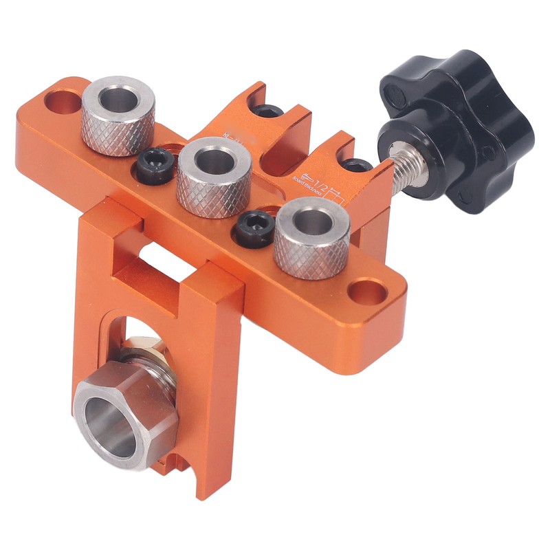 Doweling Jig Drill Kit 3 in 1 Aluminum Alloy Anodized