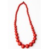 Heritage Hues Chunky Wooden Bead Unisex Necklace 80cm – Statement