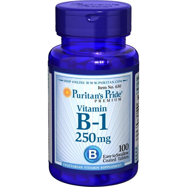 Puritan's Pride Vitamin B-1 250 mg-100 Tablets