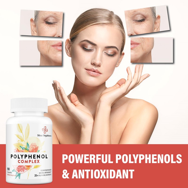 67,500 MG Polyphenols Supplement - Powerful Antioxidants & Polyphenol for