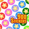 900 Colourful Stars Mini Dot 10mm Spot Reward Stickers for