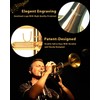 Eavnbaek Bb Standard Trumpet Set for Beginner or Advanced Student,