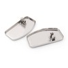 Areyourshop Motorcycle Front/Rear Footboards Floorboard for Honda Shadow Aero 750