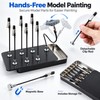 12 Pack Magnetic Alligator Clip Holders with Storage Box for