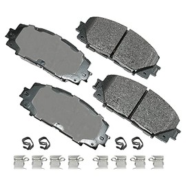 Akebono ACT1184A Pastillas Freno Disco Delantero Cerámica Ultra Premium Estándar Gris