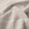 River Dream Farmhouse Linen Textured Shower Curtain with Snap-in Liner