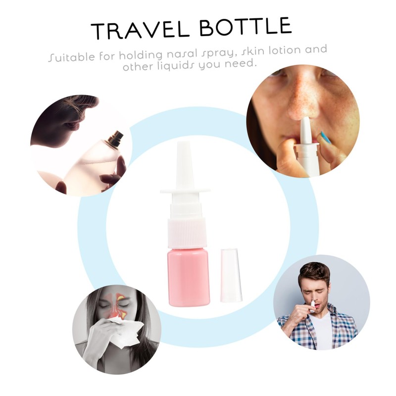 1 Set 50pcs Direct Bottle Nose Bottle Pink Small Bottle