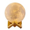 Lámpara De Luna 3d 16 Color Touch Lámpara Recargable 15cm