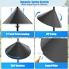 Squirrel Baffle for Bird Feeder Pole - Dynamic Steel Spring-Loaded