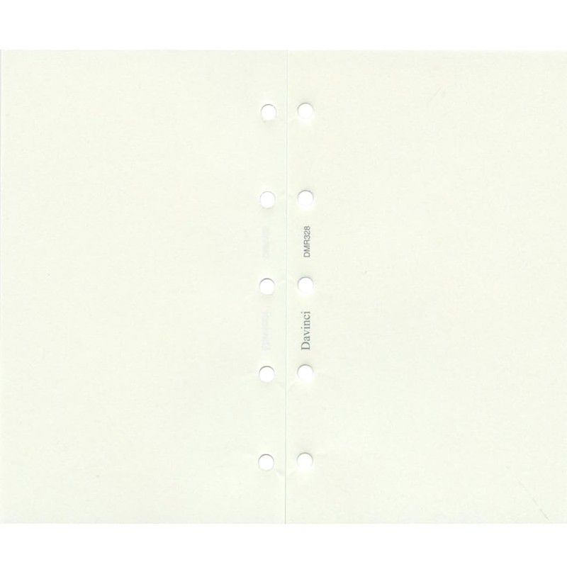 Da Vinci DMR328 Personal Organizer Refill, Mini, 5-Hole Size, Blank