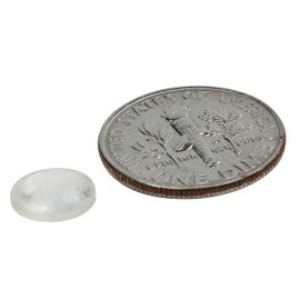 Rok Hardware 75 Pack of Round Soft Close Door & Drawer Adhesive Cabinet Bumpers, Furniture Bumpers, Rubber Bumpers 5/16" Diameter Clear SCB05