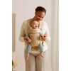 BabyBjörn Baby Carrier Mini, Beige, Woven | Newborn Carrier (7-25