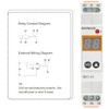 Baomain Digital Multi-Function Time Relay, 16A/250V 20-Delay Modes 0.1s~99d, DIN