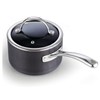 Cooks Standard 2-Quart Hard Anodized Nonstick Saucepan with Lid, Black