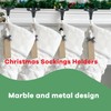 MEEGOON 4 Pcs Christmas Stocking Holders, Mantel Stocking Hangers, Xmas