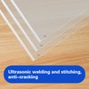 30 Packs A4 Transparent Plastic Folders Clear Plastic Wallets A4