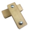 M8 Cup Square Carriage Bolt & Nut - Bright Zinc