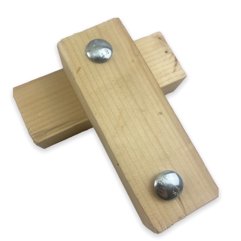 M8 Cup Square Carriage Bolt & Nut - Bright Zinc