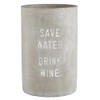 Santa Barbara Design Studio Wine Chiller Cement Holder for Wines,