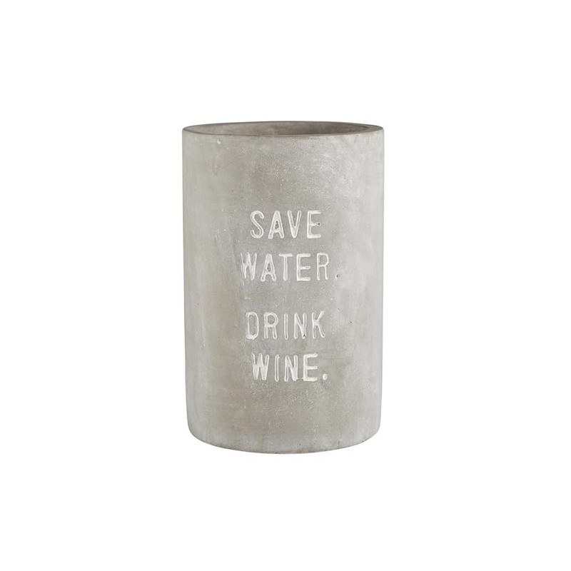 Santa Barbara Design Studio Wine Chiller Cement Holder for Wines,