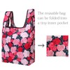 allydrew Small JoliBag Nylon Reusable Grocery Bag, Rose Garden