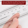sourcing map Film Flexible Ruler 60 cm 0.1 mm Scale