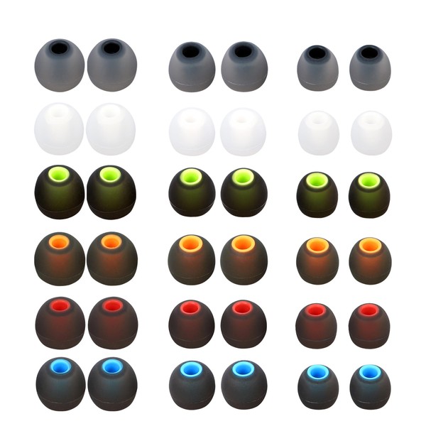 MQIMY MQIMY Silicone Replacement Earbud Tips Earbud Covers Eartips Fit